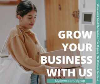 Grow your business with us! Browse exclusive brands and purchase wholesale products online using Mydeme.com  Register today and receive instant access to exclusive brands with no minimum purchase required, and free shipping!  Sign-up is fast and easy Mydeme.com/signup  #mydeme