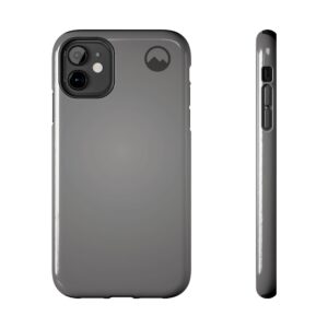 A² Steel Grey Tough Phone Case for iPhone
